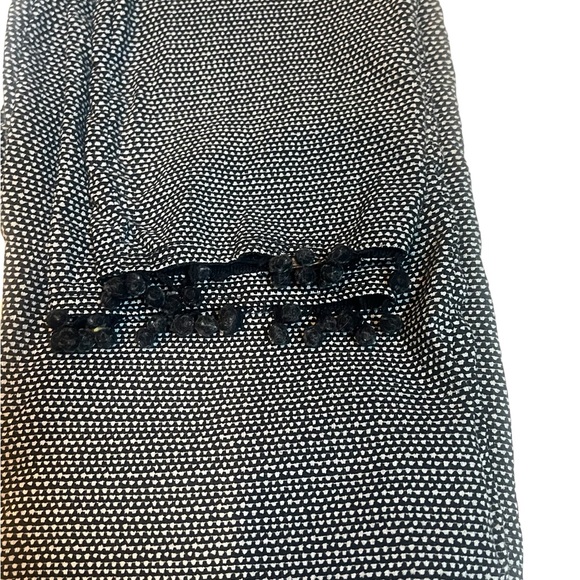 Chico’s Black and White Tassel Pants - Picture 8 of 10